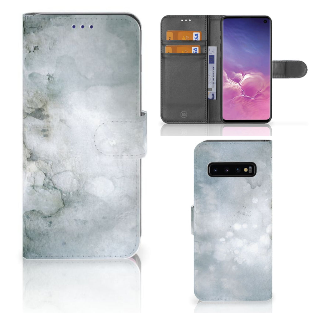 Hoesje Samsung Galaxy S10 Painting Grey