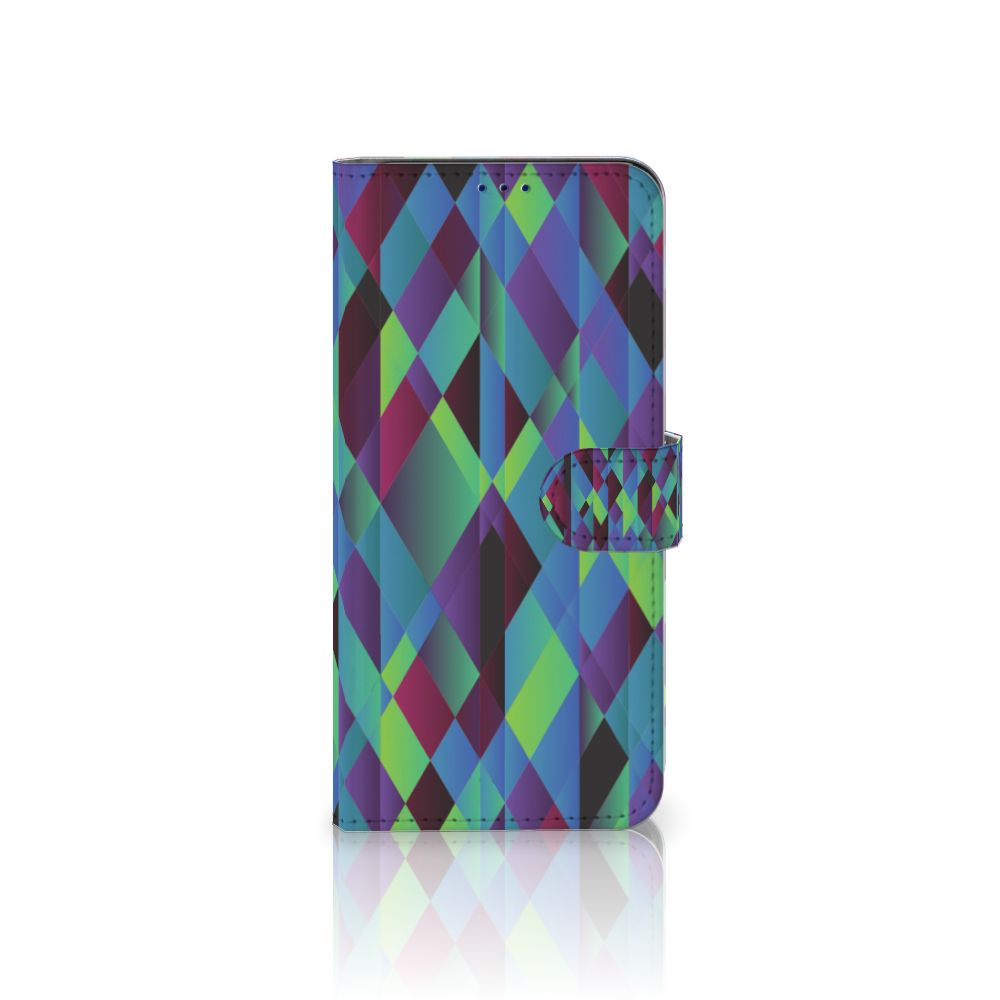 Xiaomi Poco X4 Pro 5G Book Case Abstract Green Blue