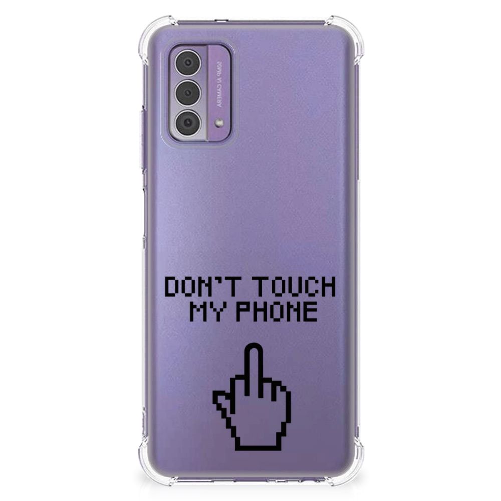 Nokia G42 Anti Shock Case Finger Don't Touch My Phone