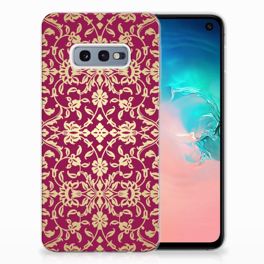 Siliconen Hoesje Samsung Galaxy S10e Barok Pink