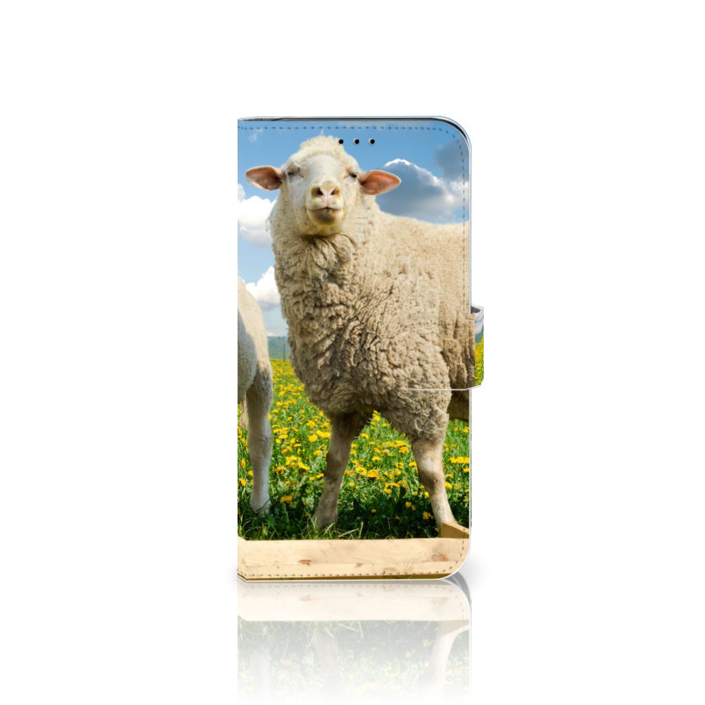 Apple iPhone 11 Pro Max Telefoonhoesje met Pasjes Schaap en Lammetje