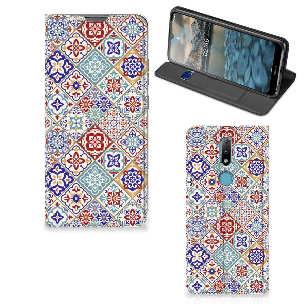 Nokia 2.4 Standcase Tiles Color