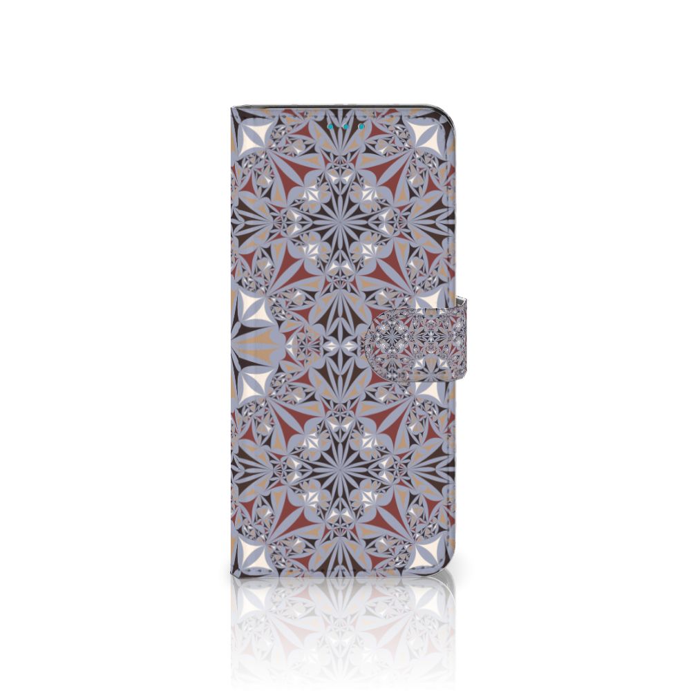 Samsung Galaxy A73 5G Bookcase Flower Tiles