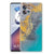 Motorola Edge 30 Fusion TPU Siliconen Hoesje Marble Blue Gold B2C Telecom