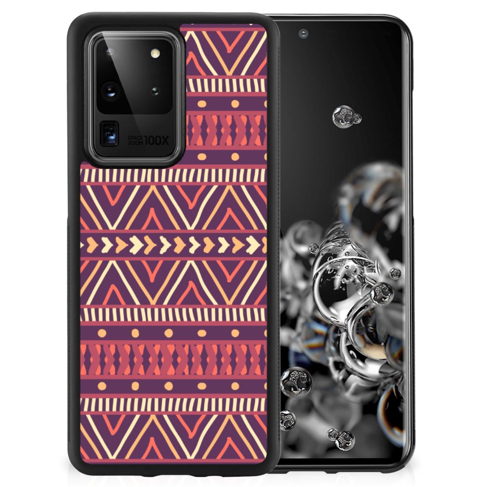 Samsung Galaxy S20 Ultra Bumper Case Aztec Paars B2C Telecom