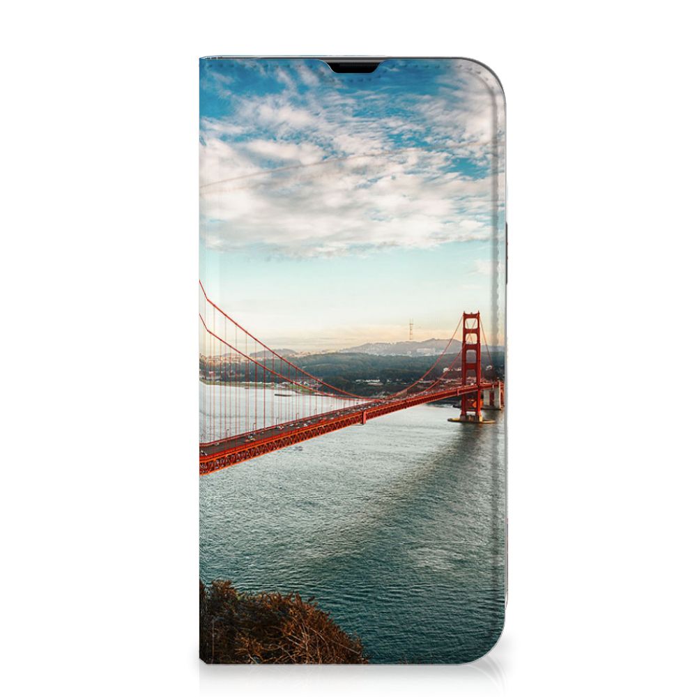 iPhone 13 Pro Max Book Cover Golden Gate Bridge met prachtig uitzicht op de iconische brug 🌉
