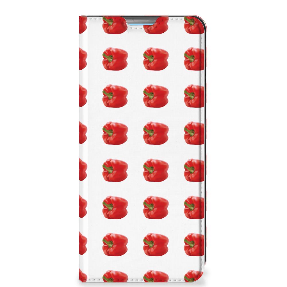 OPPO A74 4G Flip Style Cover Paprika Red - B2C Telecom