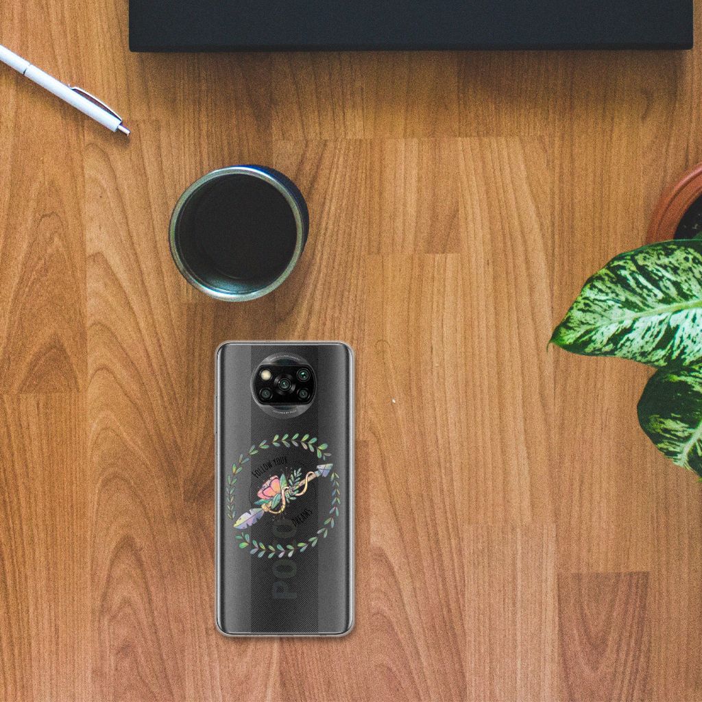 Xiaomi Poco X3 | Poco X3 Pro Telefoonhoesje met Naam Boho Dreams B2C Telecom