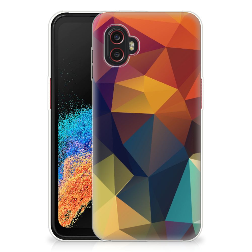 Samsung Galaxy Xcover 6 Pro TPU Hoesje Polygon Color