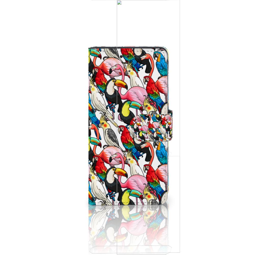 Huawei Ascend P8 Lite Telefoonhoesje met Pasjes Birds