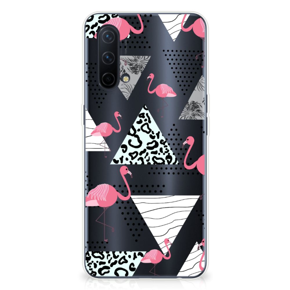 OnePlus Nord CE 5G TPU Hoesje Flamingo Triangle B2C Telecom