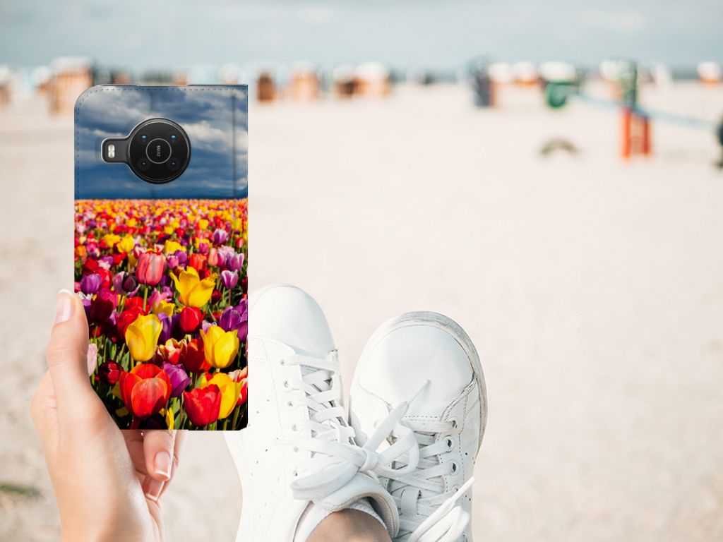 Nokia X20 | X10 Smart Cover Tulpen - B2C Telecom