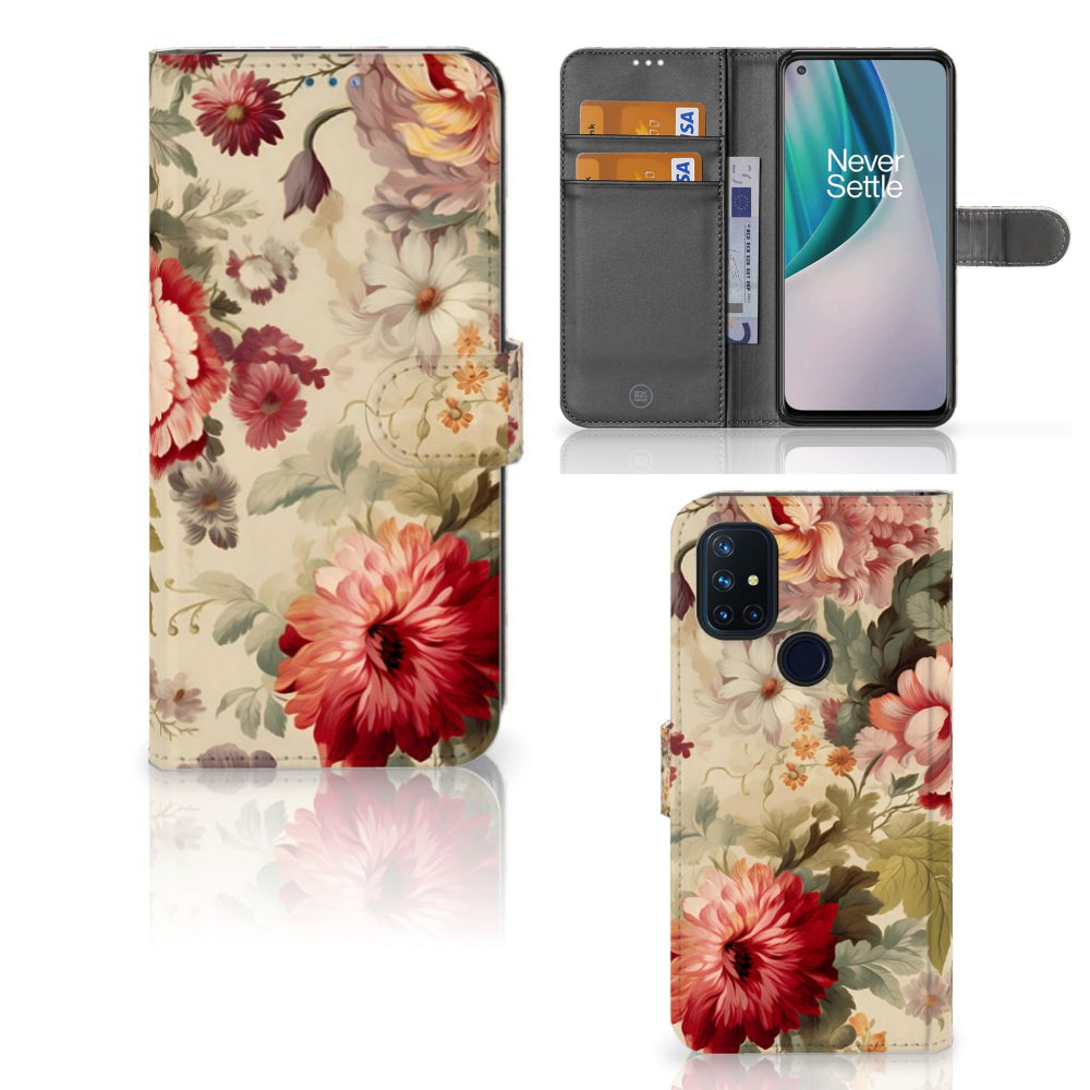 Hoesje voor OnePlus Nord N10 Bloemen