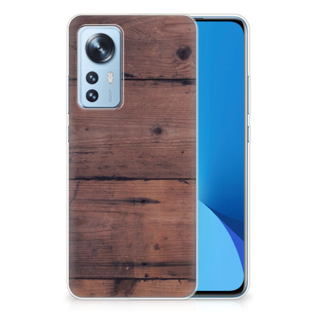 Xiaomi 12 | 12X Bumper Hoesje Old Wood