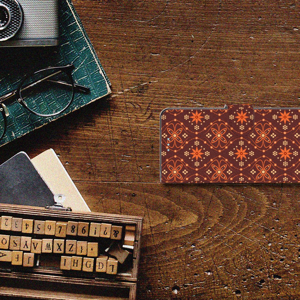 Sony Xperia 10 III Telefoon Hoesje Batik Brown