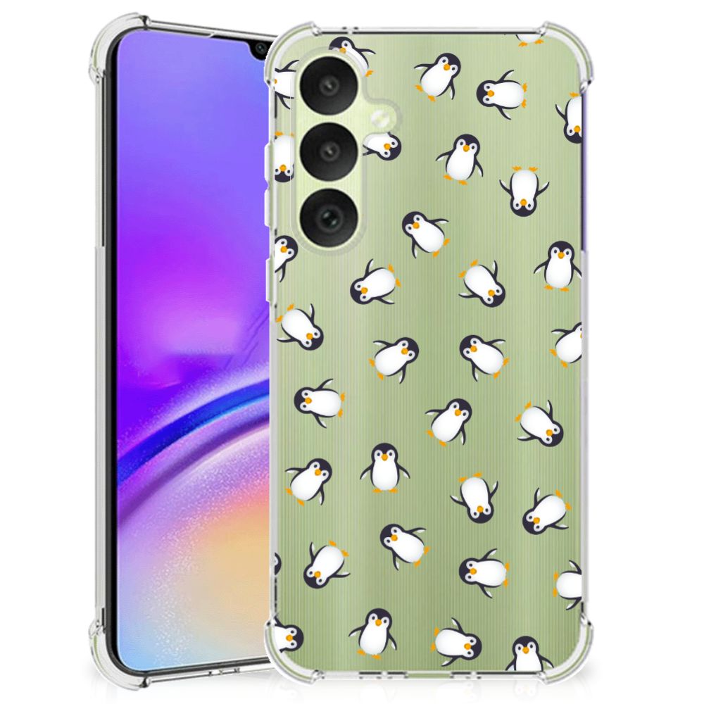 Doorzichtige Silicone Hoesje voor Samsung Galaxy A35 Pinguïn B2C Telecom