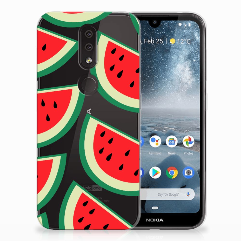 Nokia 4.2 Siliconen Case Watermelons