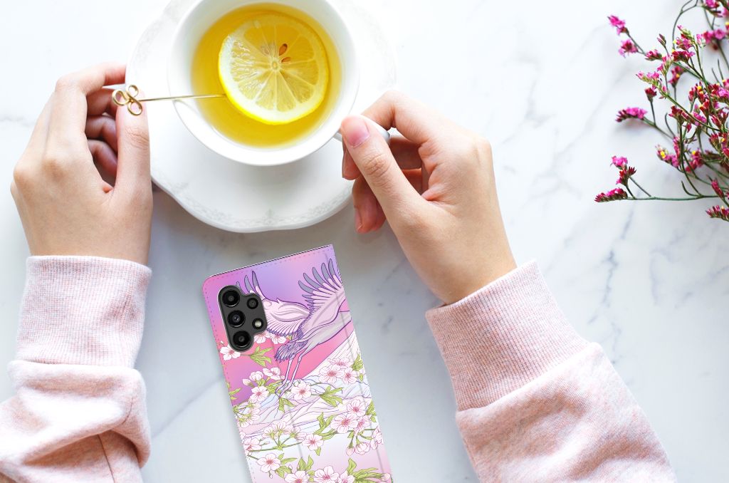 Samsung Galaxy A13 (4G) Hoesje maken Bird Flying - B2C Telecom