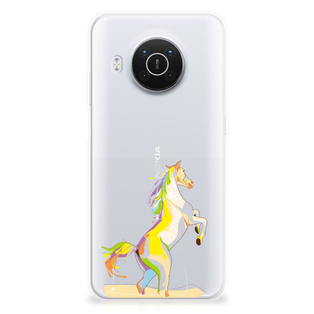Nokia X10 | X20 Telefoonhoesje met Naam Horse Color B2C Telecom
