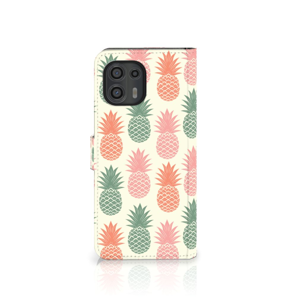 Motorola Edge 20 Lite Book Cover Ananas