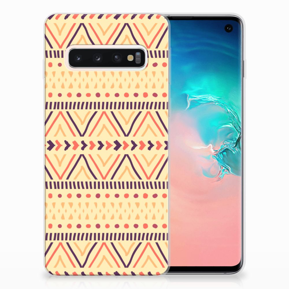 Samsung Galaxy S10 TPU bumper Aztec Yellow