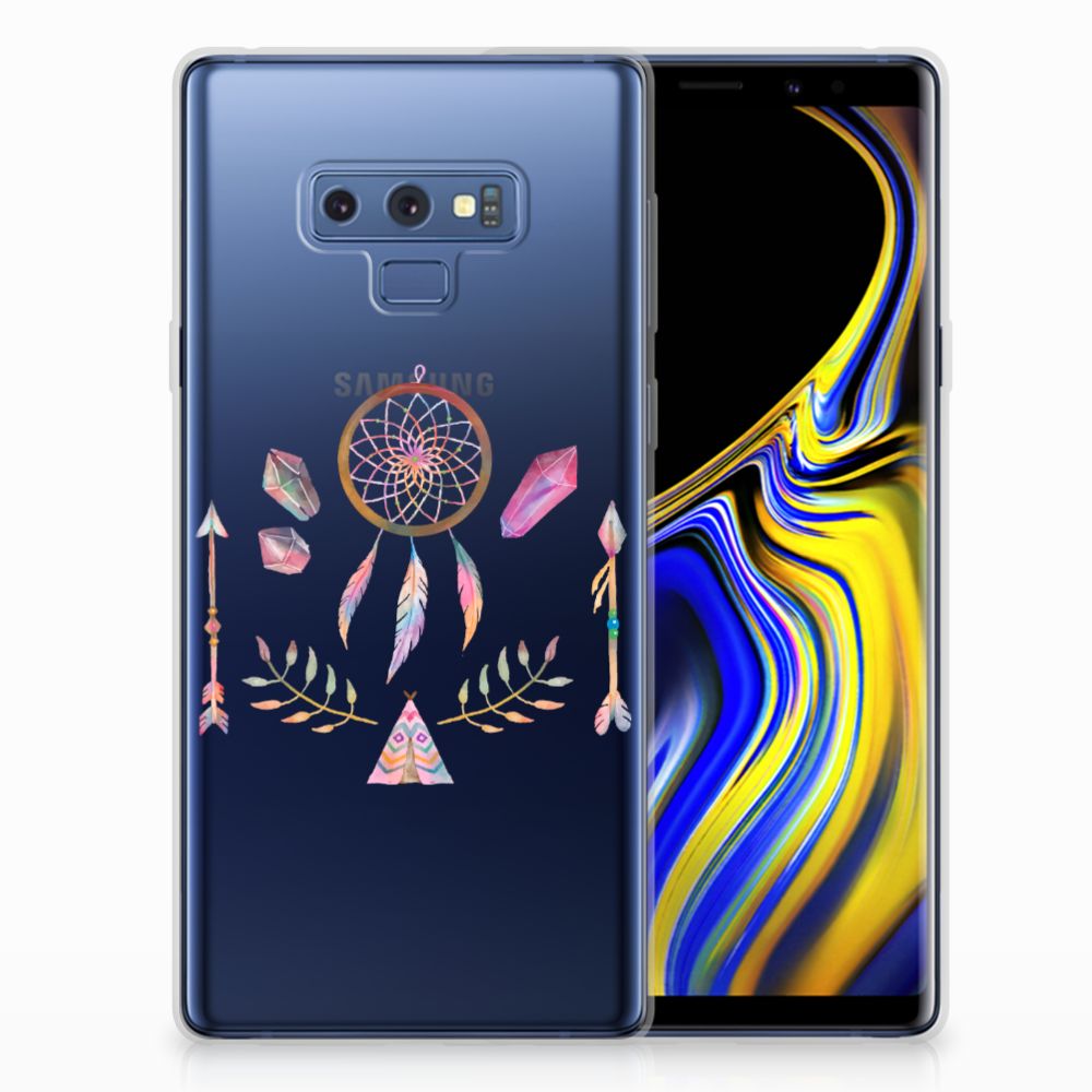 Samsung Galaxy Note 9 Telefoonhoesje met Naam Boho Dreamcatcher