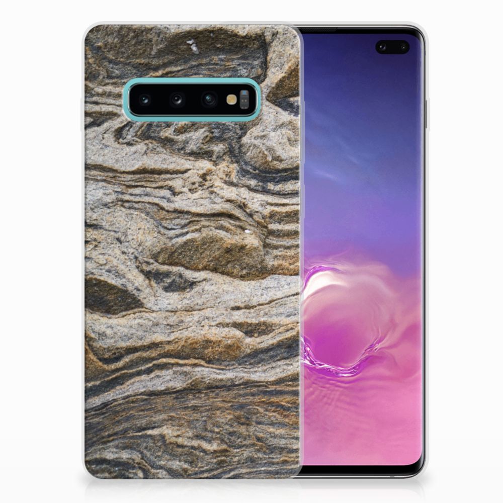 Samsung Galaxy S10 Plus TPU Siliconen Hoesje Steen