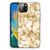 iPhone 14 Plus Marmeren Print Telefoonhoesje Marmer Goud
