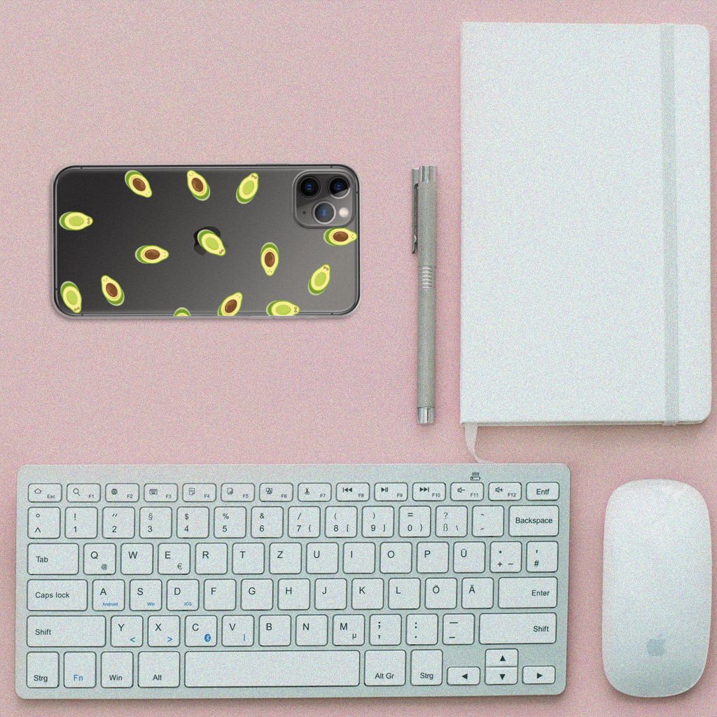 Apple iPhone 11 Pro Max Siliconen Case Avocado