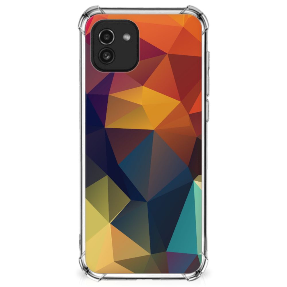 Samsung Galaxy A03 Shockproof Case Polygon Color B2C Telecom