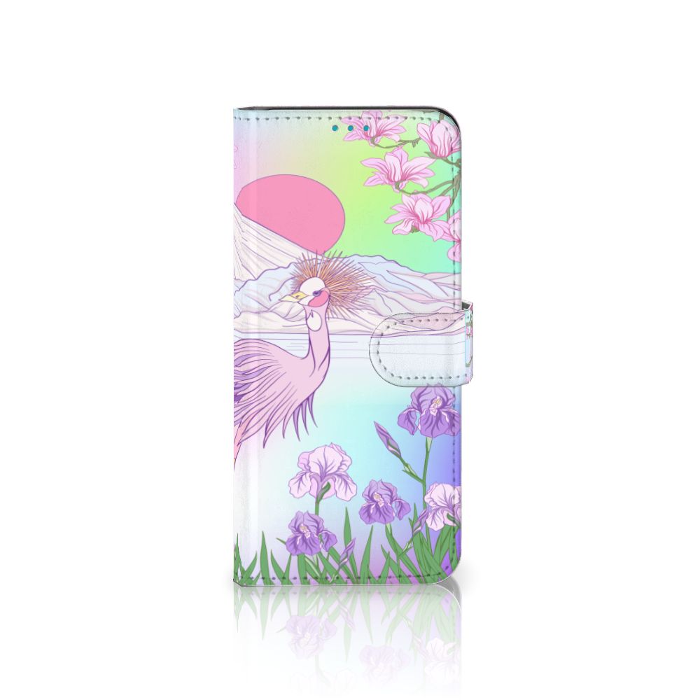Samsung Galaxy A73 5G Telefoonhoesje met Pasjes Bird