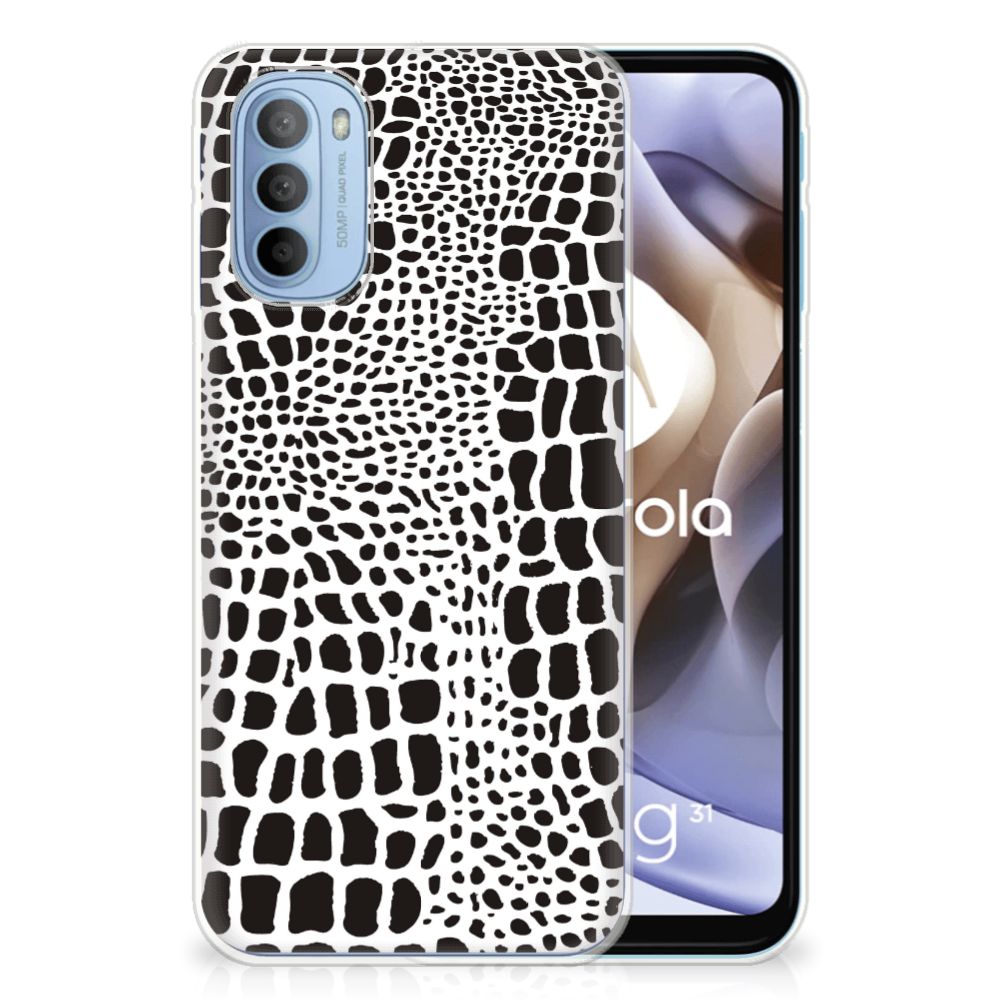 Motorola Moto G31 | G41 TPU Hoesje Slangenprint