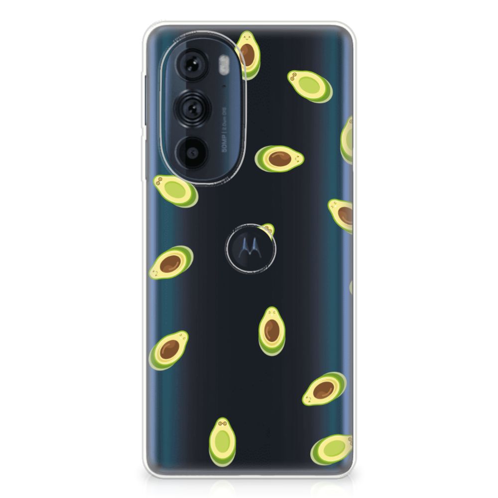 Motorola Edge 30 Pro Siliconen Case Avocado