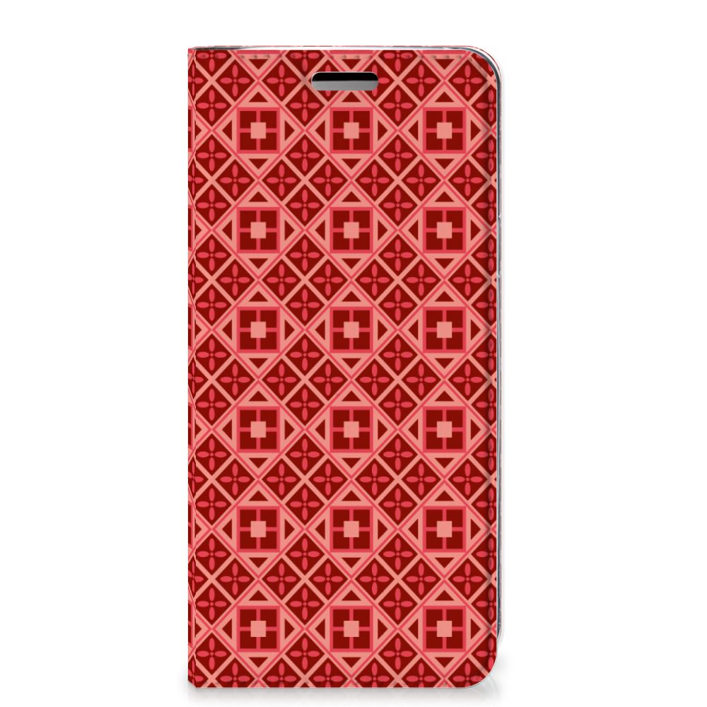 Samsung Galaxy S9 Hoesje met Magneet Batik Rood
