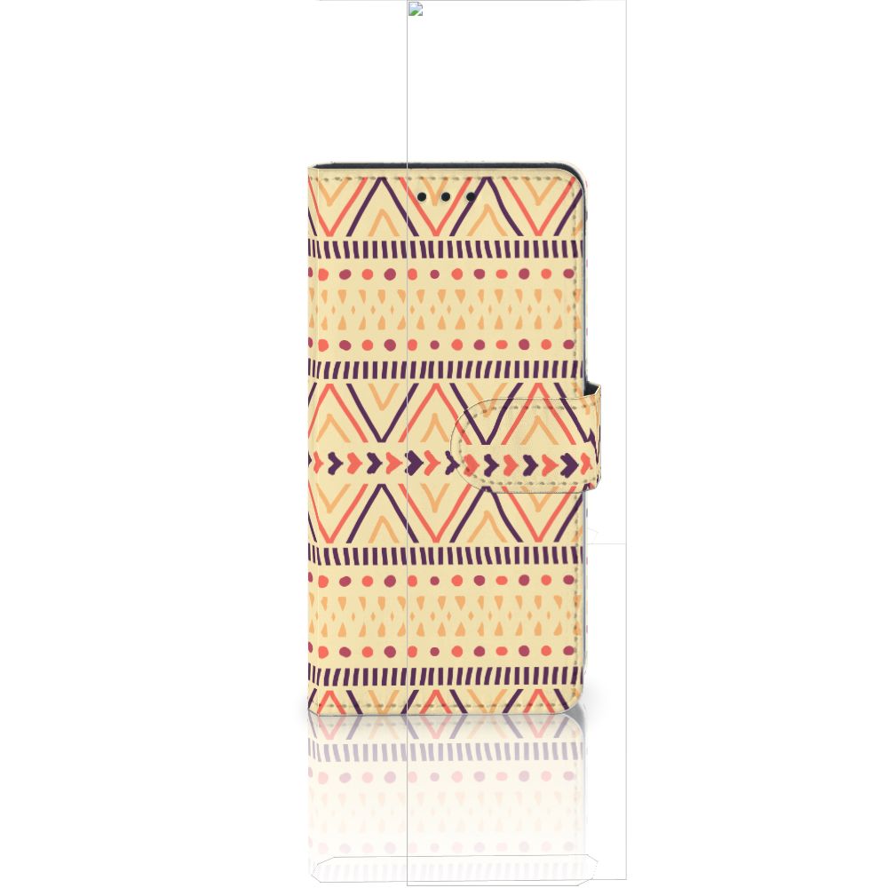 Huawei Ascend P8 Lite Telefoon Hoesje Aztec Yellow