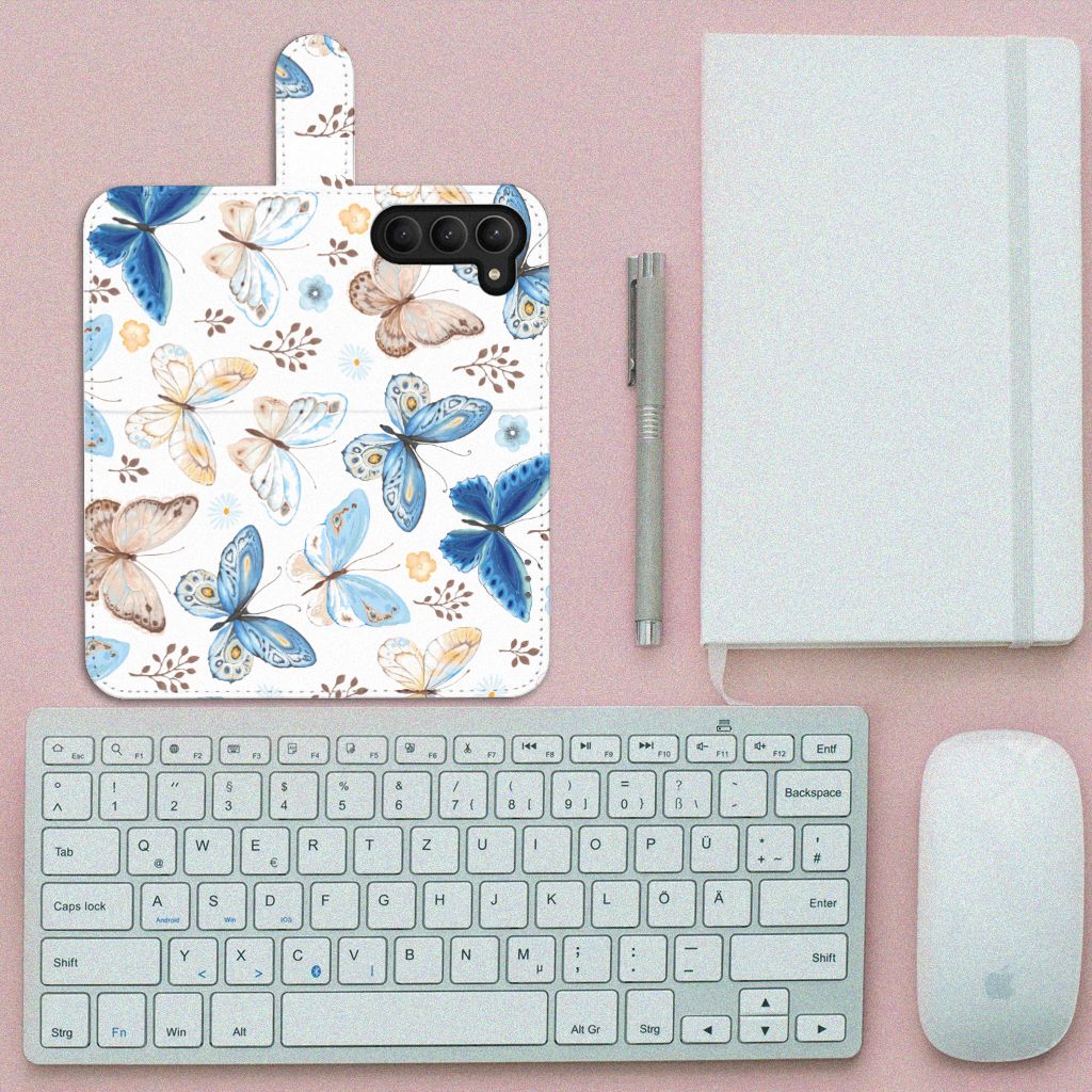 Telefoonhoesje met Pasjes voor Samsung Galaxy S23 Vlinder