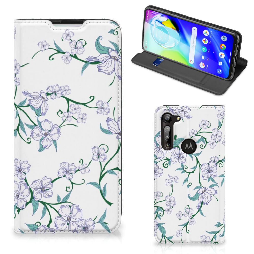 Motorola Moto G8 Power Uniek Smart Cover Blossom White - B2C Telecom