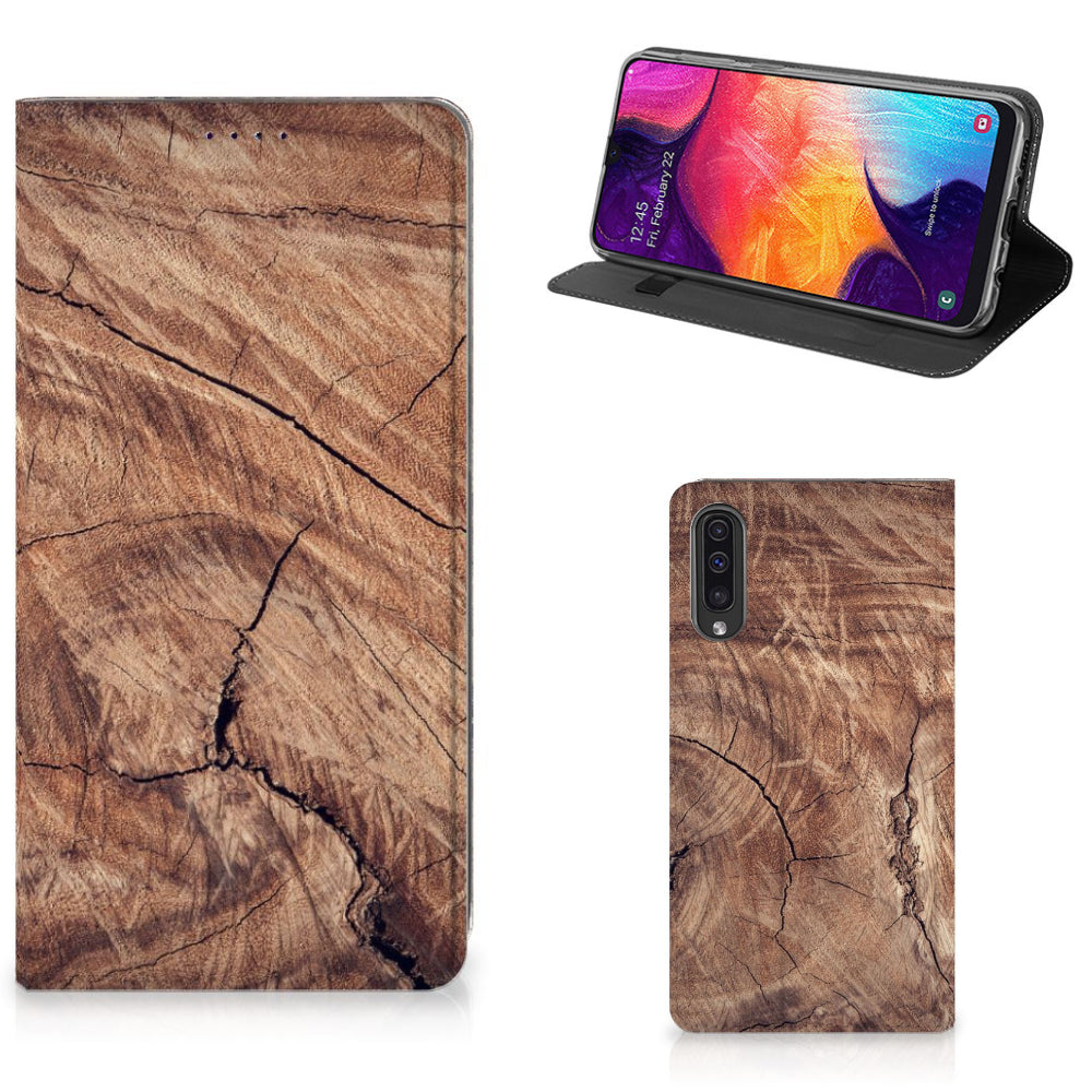 Samsung Galaxy A50 Book Wallet Case Tree Trunk