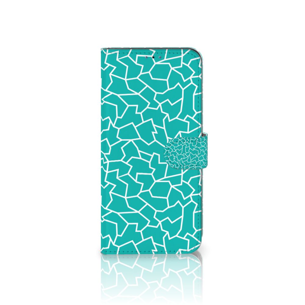 Samsung Galaxy A03s Hoesje Cracks Blue