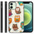 iPhone 12 Mini Back Cover Vrolijke Uilen B2C Telecom