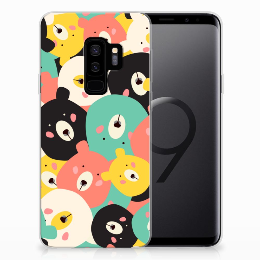 Samsung Galaxy S9 Plus Telefoonhoesje met Naam Bears