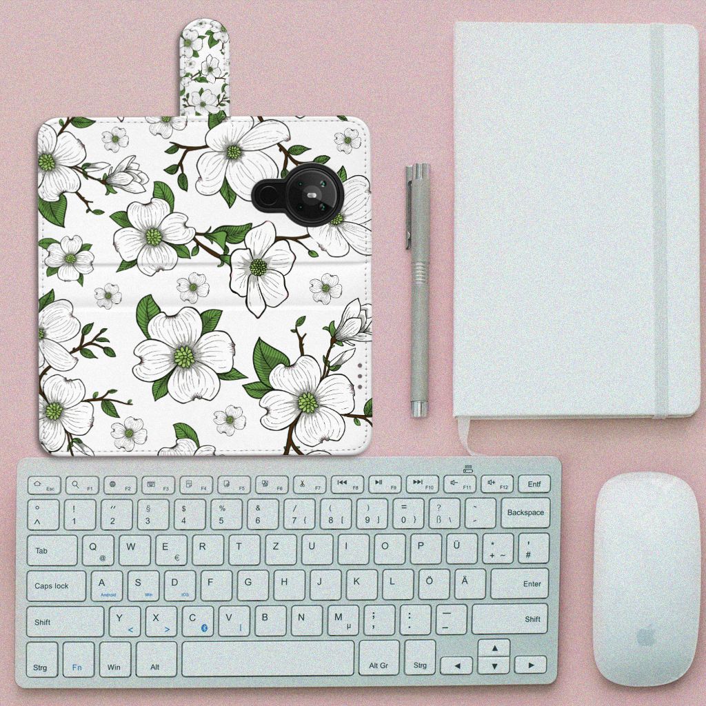 Nokia 5.3 Hoesje Dogwood Flowers