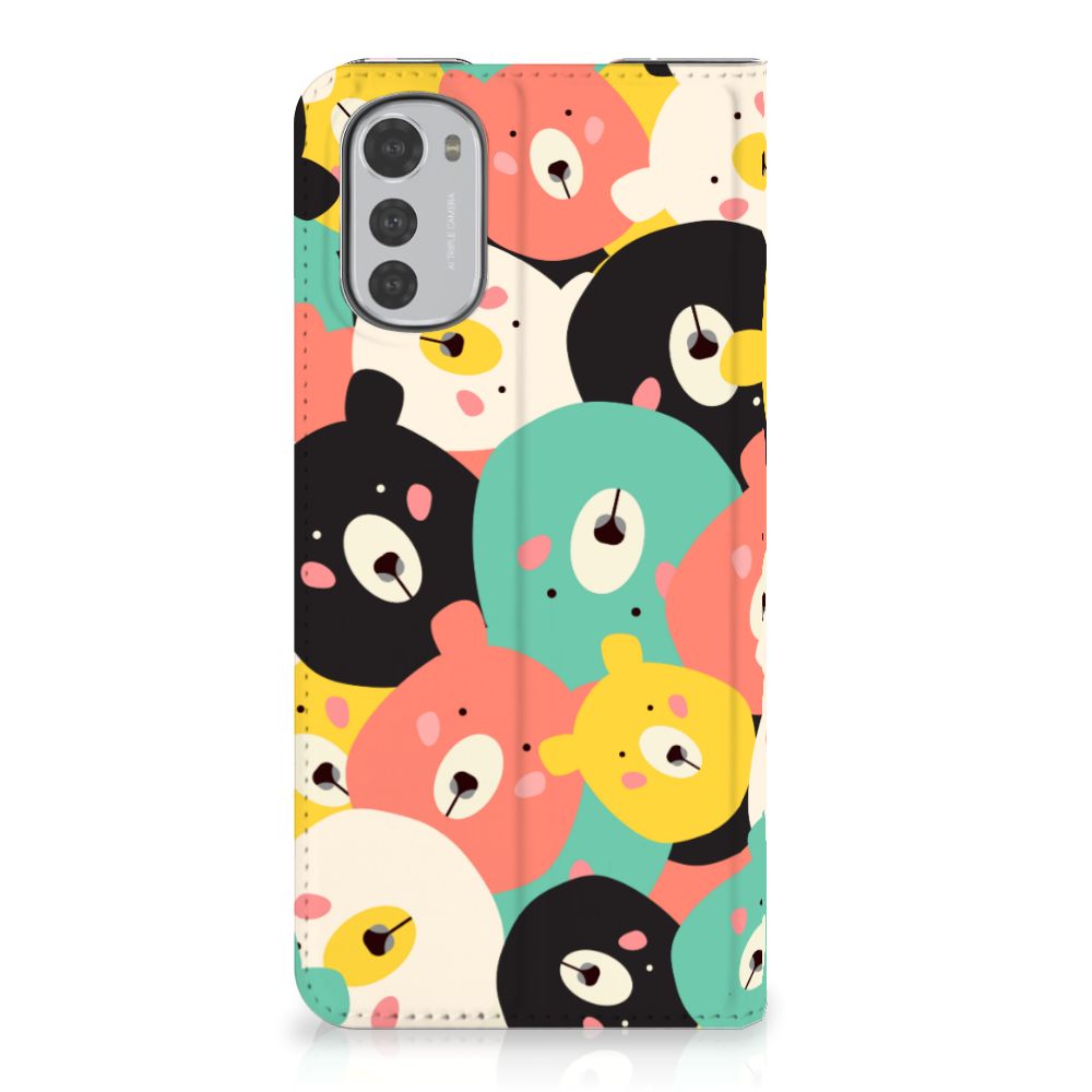 Motorola Moto E32 | Moto E32s Magnet Case Bears - B2C Telecom