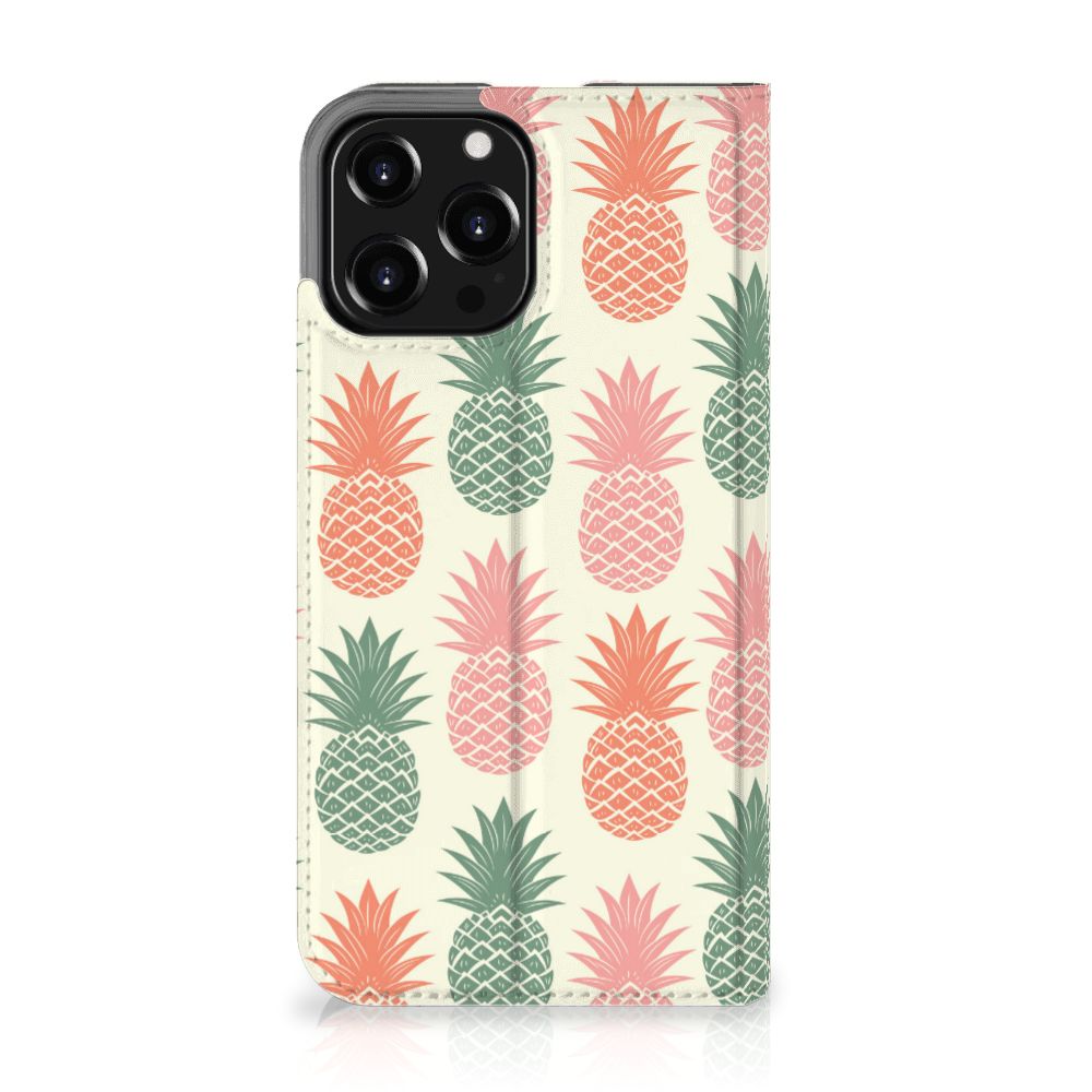 iPhone 13 Pro Max Flip Style Cover Ananas - B2C Telecom
