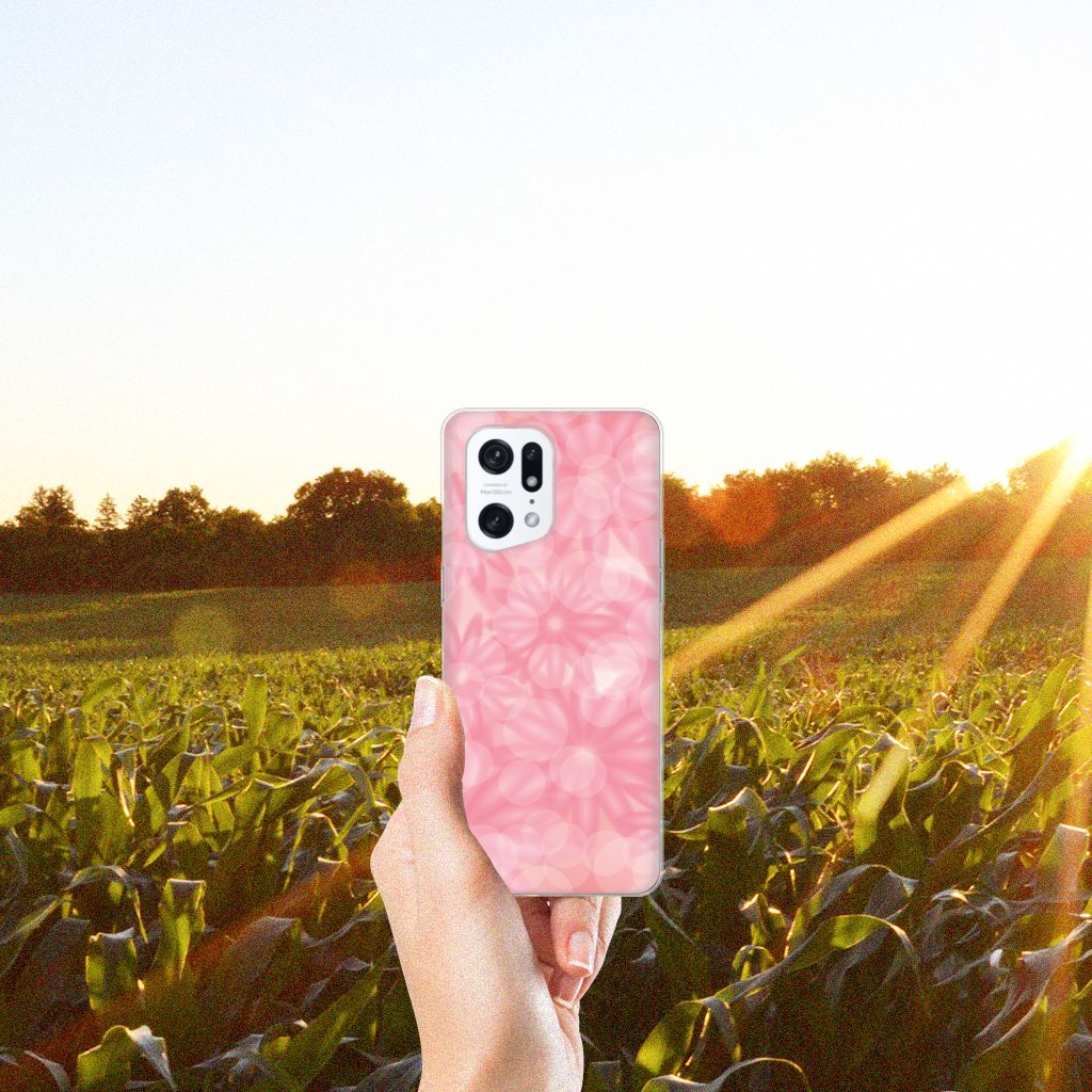 OPPO Find X5 Pro TPU Case Spring Flowers