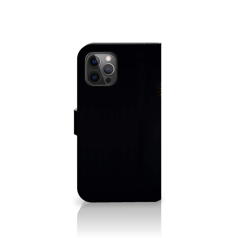 Apple iPhone 12 Pro Max Telefoonhoesje met Pasjes Papegaai