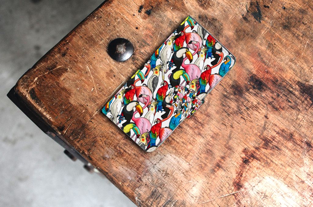 Huawei P10 Lite Telefoonhoesje met Pasjes Birds