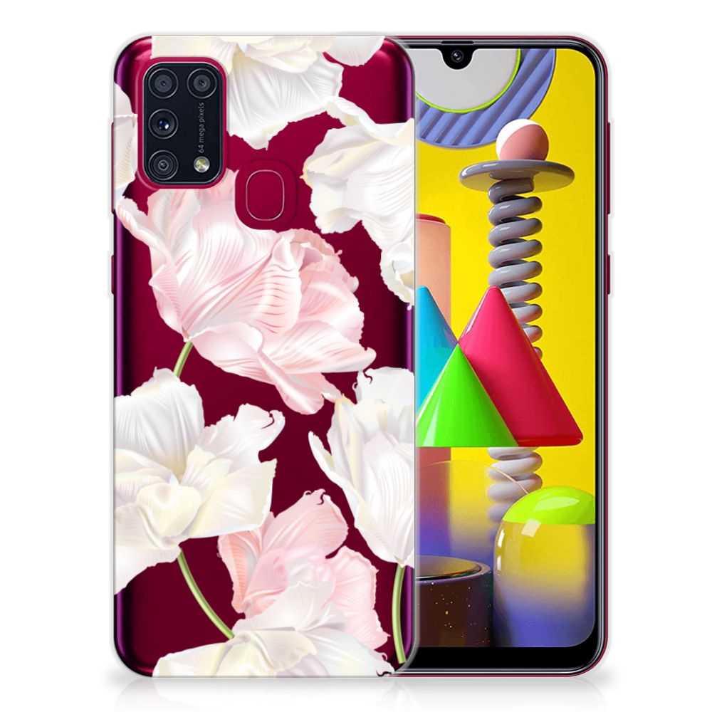 Samsung Galaxy M31 TPU Case Lovely Flowers B2C Telecom