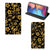 Samsung Galaxy A20e Smart Cover Gouden Bloemen