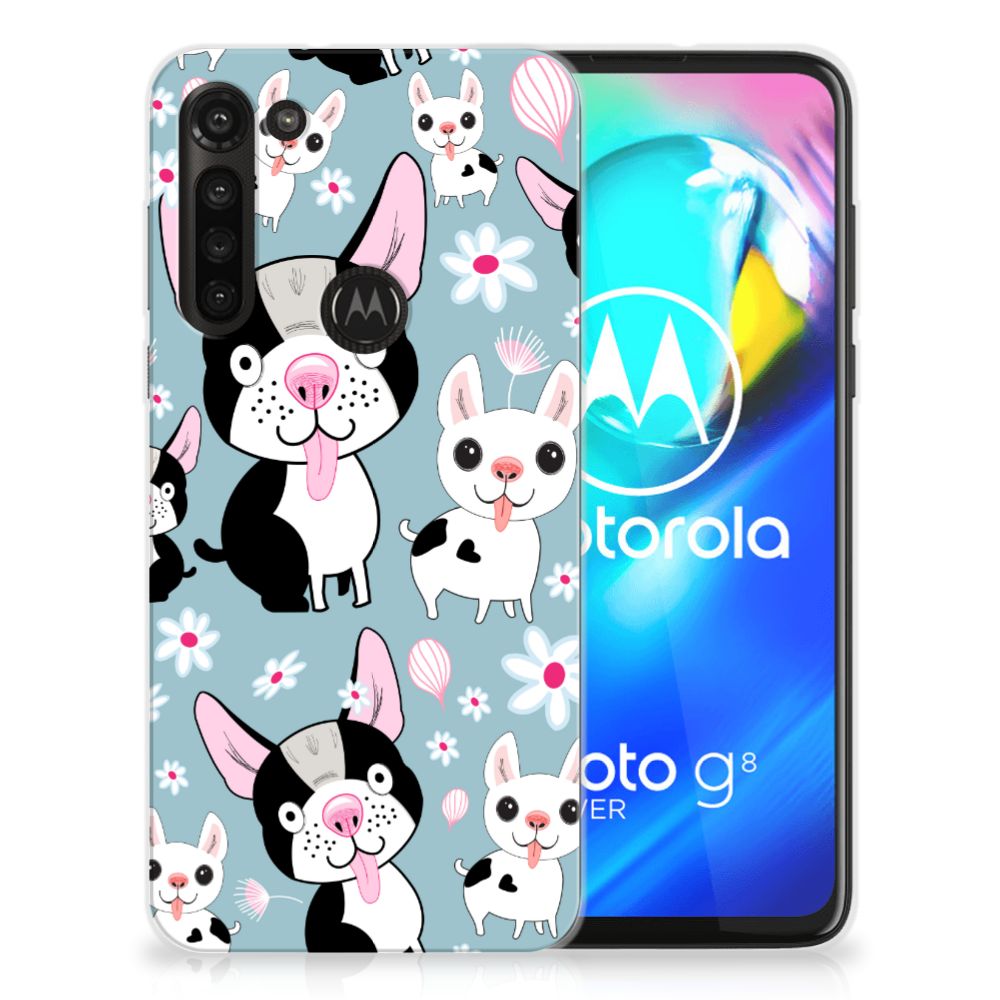 Motorola Moto G8 Power TPU Hoesje Hondjes B2C Telecom